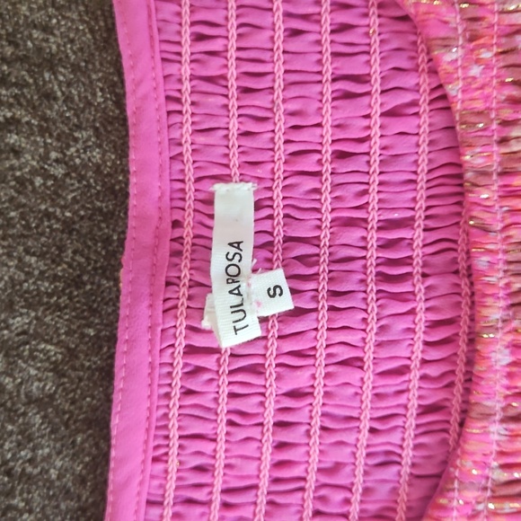 Tularosa Pink Ruffled Top - Picture 4 of 5